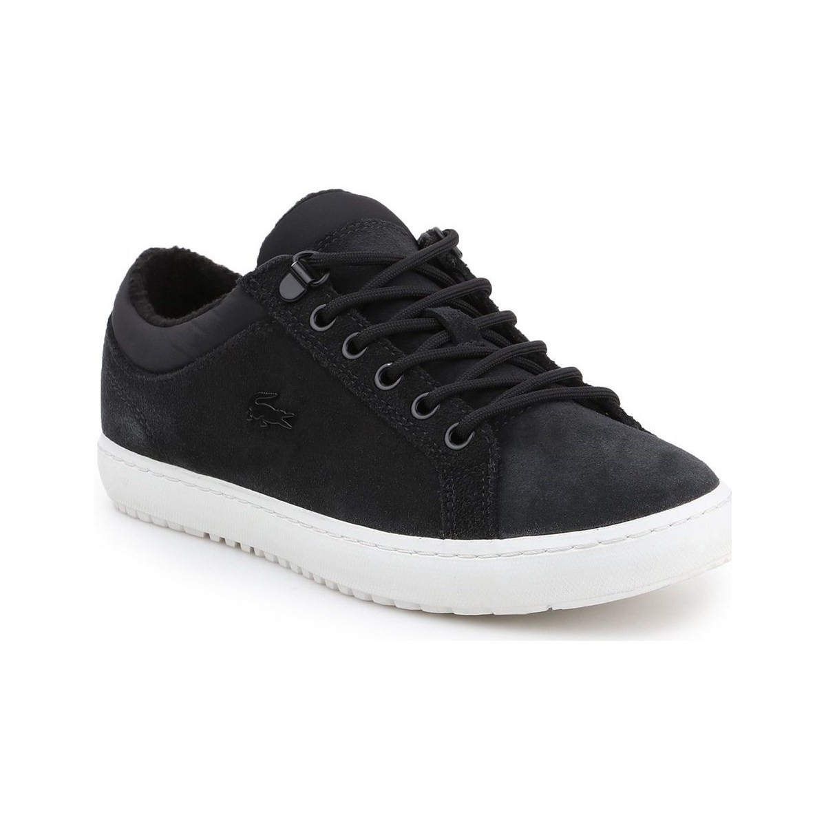 Sko Dame Lave sneakers Lacoste Straightset Insulate Sort