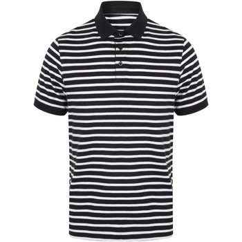 textil Herre Polo-t-shirts m. korte ærmer Front Row FR230 Navy/White