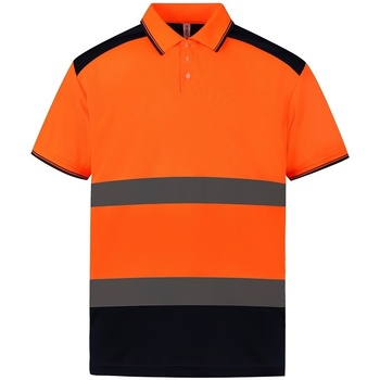 textil Polo-t-shirts m. korte ærmer Yoko YK017 Orange