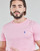 textil Herre T-shirts m. korte ærmer Polo Ralph Lauren T-SHIRT AJUSTE COL ROND EN COTON LOGO PONY PLAYER Pink