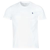 textil Herre T-shirts m. korte ærmer Polo Ralph Lauren T-SHIRT AJUSTE COL ROND EN COTON LOGO PONY PLAYER Hvid