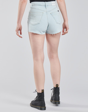 Calvin Klein Jeans HIGH RISE SHORT Blå / Lys