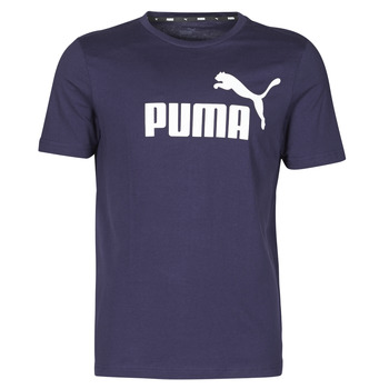 textil Herre T-shirts m. korte ærmer Puma ESSENTIAL TEE Marineblå