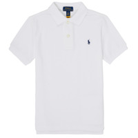 textil Dreng Polo-t-shirts m. korte ærmer Polo Ralph Lauren MENCHI Hvid