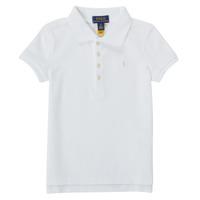textil Pige Polo-t-shirts m. korte ærmer Polo Ralph Lauren TOULLA Hvid