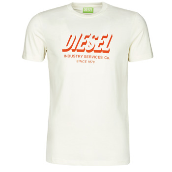 textil Herre T-shirts m. korte ærmer Diesel A01849-0GRAM-129 Hvid