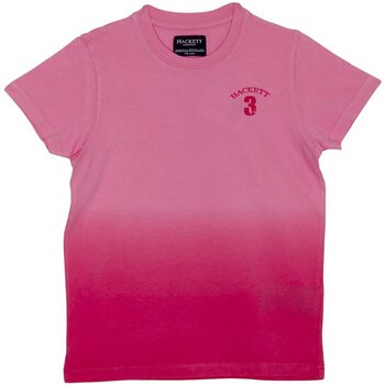 textil Dreng T-shirts m. korte ærmer Hackett HK500145-357 Pink