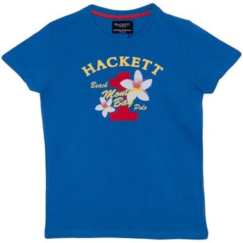 textil Dreng T-shirts m. korte ærmer Hackett HK500152-545 Blå
