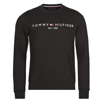 textil Herre Sweatshirts Tommy Hilfiger TOMMY LOGO SWEATSHIRT Sort