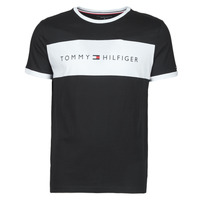 textil Herre T-shirts m. korte ærmer Tommy Hilfiger CN SS TEE LOGO FLAG Marineblå