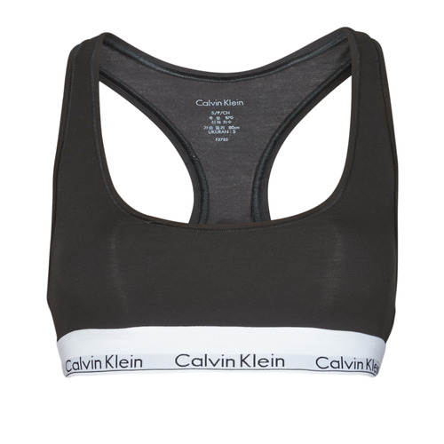 Postkort ristet brød Metal linje Calvin Klein Jeans MODERN COTTON UNLINED BRALETTE Sort - Undertøj  Sports-BH'er / toppe Dame 326,00 Kr
