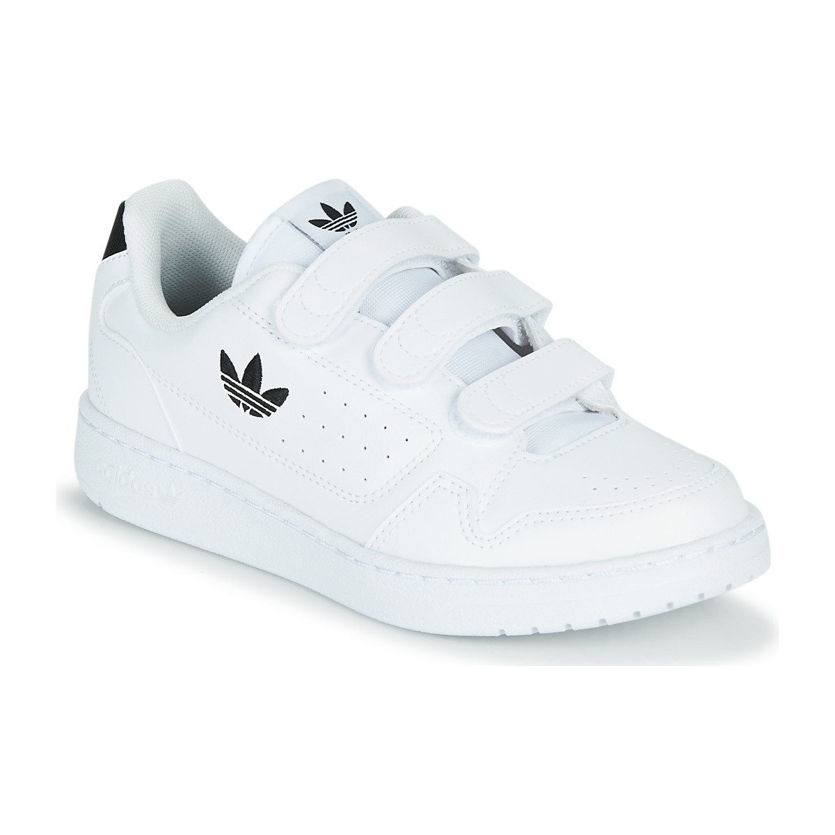 Sko Børn Lave sneakers adidas Originals NY 92  CF C Hvid / Sort