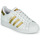 Sko Dame Lave sneakers adidas Originals SUPERSTAR W Hvid / Guld