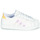 Sko Pige Lave sneakers adidas Originals SUPERSTAR C Hvid / Iriserende