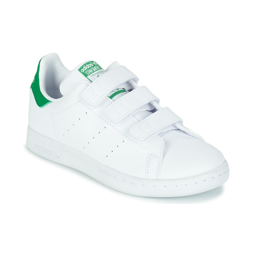 Sko Børn Lave sneakers adidas Originals STAN SMITH CF C SUSTAINABLE Hvid / Grøn / Vegan