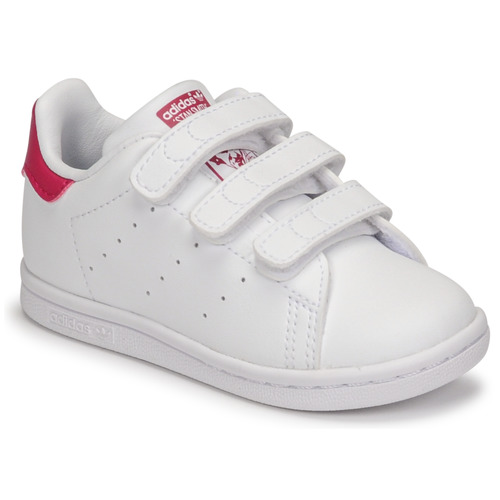 Sko Pige Lave sneakers adidas Originals STAN SMITH CF I SUSTAINABLE Hvid / Pink
