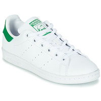 Sko Børn Lave sneakers adidas Originals STAN SMITH J SUSTAINABLE Hvid / Grøn