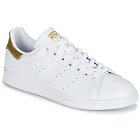 Sko Dame Lave sneakers adidas Originals STAN SMITH W SUSTAINABLE Hvid / Guld