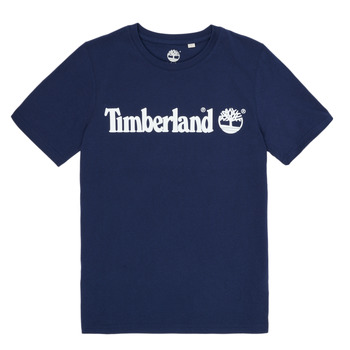 textil Dreng T-shirts m. korte ærmer Timberland VUILL Marineblå