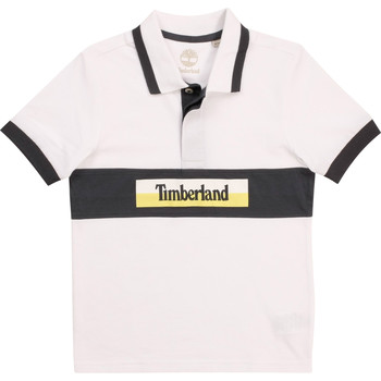 textil Dreng Polo-t-shirts m. korte ærmer Timberland DOTTO Hvid