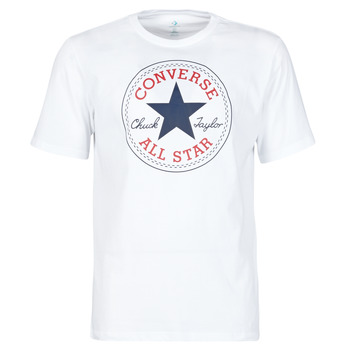 textil Herre T-shirts m. korte ærmer Converse NOVA CHUCK PATCH TEE Hvid