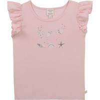 textil Pige T-shirts m. korte ærmer Carrément Beau Y15378-44L Pink