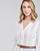 textil Dame Lange kjoler MICHAEL Michael Kors ROPE STRIPES HEMP DS Hvid