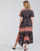 textil Dame Lange kjoler Derhy SUEDE Sort / Flerfarvet