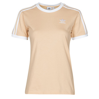 textil Dame T-shirts m. korte ærmer adidas Originals 3 STRIPES TEE Orange