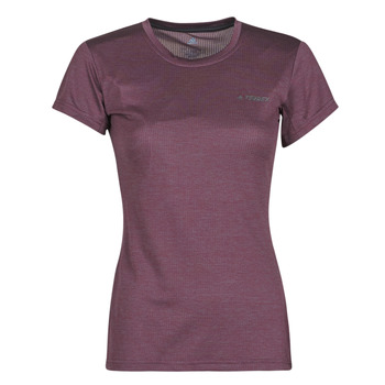 textil Dame T-shirts m. korte ærmer adidas Performance W Tivid Tee Violet