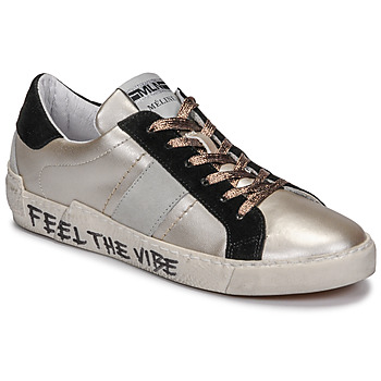 Sko Dame Lave sneakers Meline NK1382 Bronze / Sort
