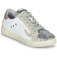 Sko Dame Lave sneakers Meline CAR139 Hvid / Glitter
