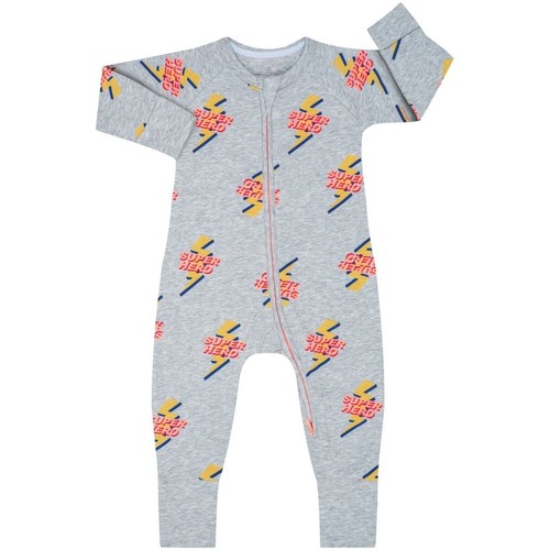 textil Børn Pyjamas / Natskjorte DIM D0A0G-9JZ Grå