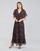 textil Dame Lange kjoler Ikks BS30225-02 Flerfarvet