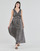 textil Dame Lange kjoler Ikks BS30265-02 Sort