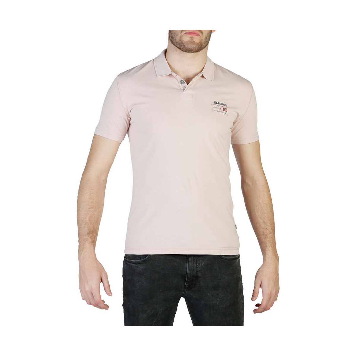 textil Herre Polo-t-shirts m. korte ærmer Napapijri - n0yhqk Pink