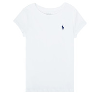 textil Pige T-shirts m. korte ærmer Polo Ralph Lauren NOUVAL Hvid