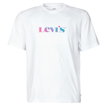 textil Herre T-shirts m. korte ærmer Levi's SS RELAXED FIT TEE Hvid