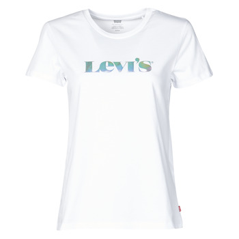 textil Dame T-shirts m. korte ærmer Levi's THE PERFECT TEE Hvid