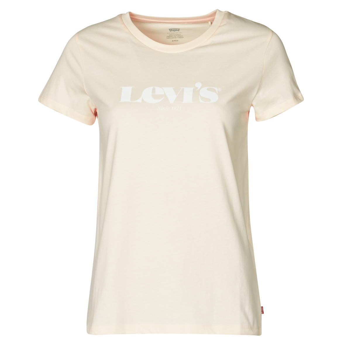 textil Dame T-shirts m. korte ærmer Levi's THE PERFECT TEE Beige