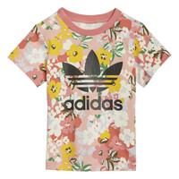 textil Pige T-shirts m. korte ærmer adidas Originals DREZZI Flerfarvet
