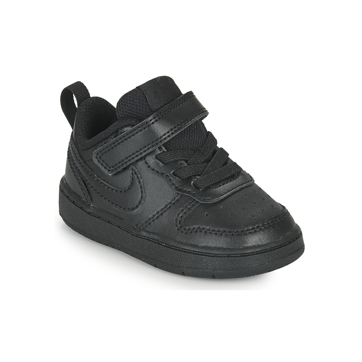 Sko Børn Lave sneakers Nike COURT BOROUGH LOW 2 TD Sort