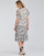 textil Dame Lange kjoler Vero Moda VMKATHRINE Hvid / Sort