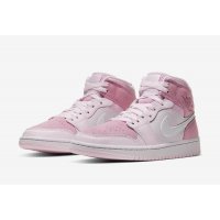 Sko Lave sneakers Nike Air Jordan 1 Mid WMNS “Digital Pink”  Digital Pink/White-Pink Foam-Sail
