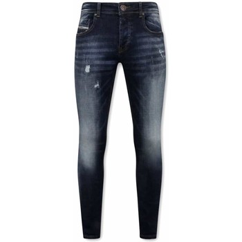 textil Herre Smalle jeans True Rise 115085569 Blå