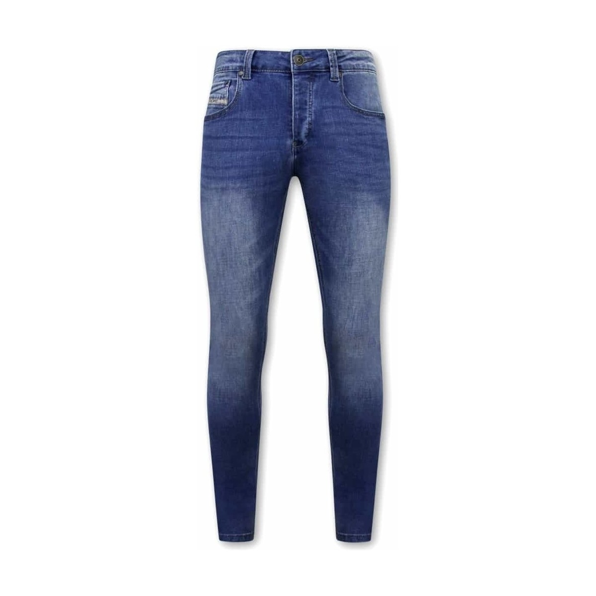 textil Herre Smalle jeans True Rise 115085148 Blå