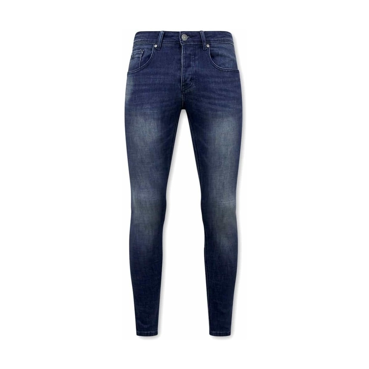textil Herre Smalle jeans True Rise 115085334 Blå