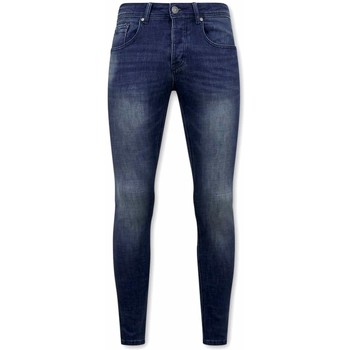 textil Herre Smalle jeans True Rise 115085842 Blå