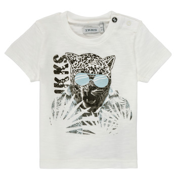 textil Dreng T-shirts m. korte ærmer Ikks XS10161-19 Hvid