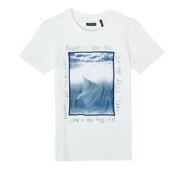 textil Dreng T-shirts m. korte ærmer Ikks XS10033-19-C Hvid